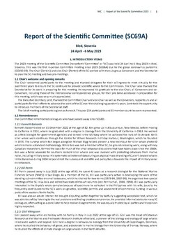 2023 Scientific Committee Report