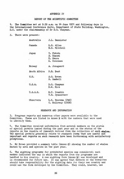 1971 Scientific Committee Report
