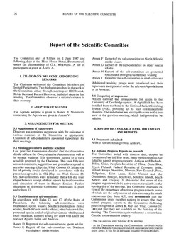 1987 Scientific Committee Report