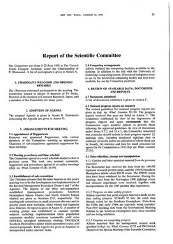 1992 Scientific Committee Report