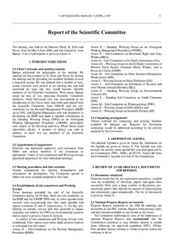 2006 Scientific Committee Report