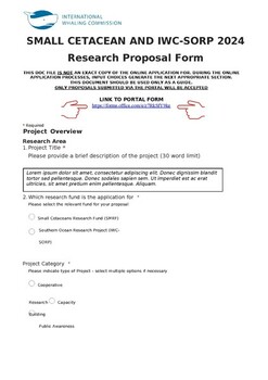 SMALLCETACEANANDIWC-SORP2024ResearchProposal