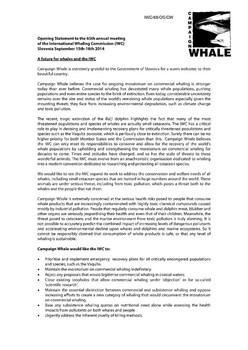 IWC/65/OS NGO-Campaign whale