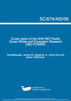 SC/67a/ASI09 2016 POWER cruise report